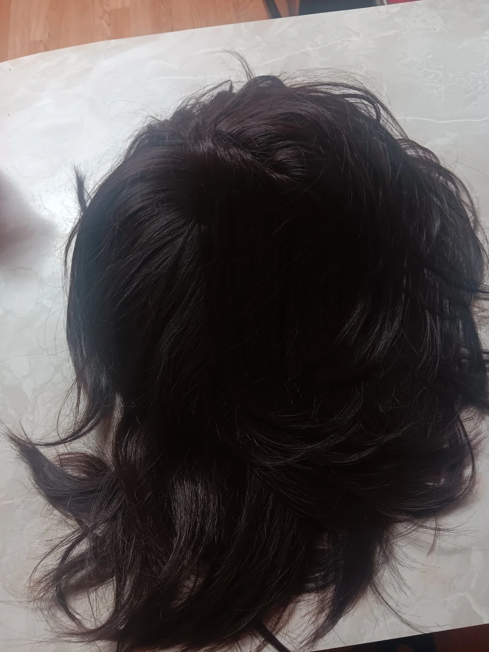Natural Dark Brown Women's Hair Topper - Soft Silky Finish
